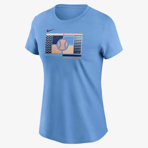Nike жіноча Tennis Short-Sleeve футболка блакитний