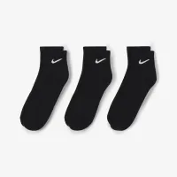 Nike Everyday Cushioned тренувальні Ankle шкарпетки (3 пар) колір чорний