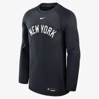New York Yankees Authentic Collection Game Time чоловічі Nike Dri-FIT MLB Pullover Crew блакитний