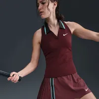 NikeCourt Slam жіноча Dri-FIT Tennis Tank Top колір червоний
