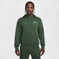 Nike Sportswear Club Fleece Pullover Толстовка с капюшоном цвет зеленый