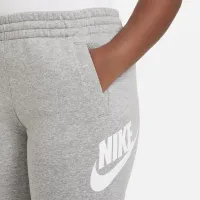Nike Club Fleece Big дитячі Joggers (Extended Size) колір сірий