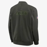 New York Jets Rivalries Collection Sideline чоловічі Nike NFL Full-Zip Bomber Куртка колір зелений