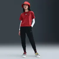 Nike x LEGO® Collection Girls' Cropped футболка цвет красный