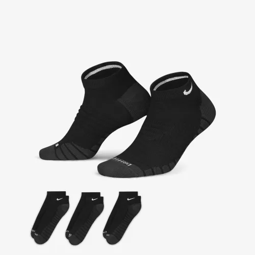 Nike Everyday Max Cushioned тренувальні No-Show шкарпетки (3 пар) колір чорний