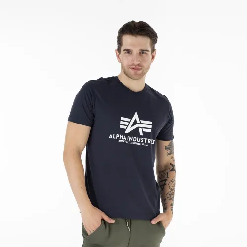 Футболка Alpha Industries Basic футболка 10050102 - Синяя