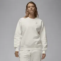 Nike Jordan Flight Fleece жіноча Crew-Neck світшот колір білий