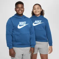 Nike Sportswear Club Fleece Big детские Толстовка с капюшоном (Extended Size) синий