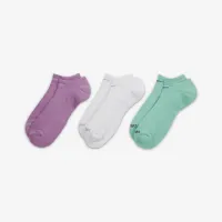 Nike Everyday Plus Cushion тренувальні No-Show шкарпетки (3 пар) різнокольорові