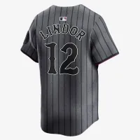Francisco Lindor New York Mets City Connect мужские Nike Dri-FIT ADV MLB Limited Jersey цвет серый