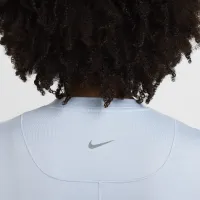 Nike (M) One жіноча Dri-FIT Slim-Fit Short-Sleeve Top (Maternity) блакитний