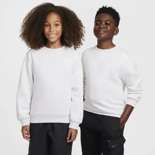 Nike Sportswear Club Fleece Big дитячі світшот колір коричневий