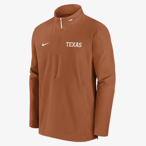 Texas Longhorns Sideline Coach чоловічі Nike College 1/2-Zip Hooded Куртка Orange