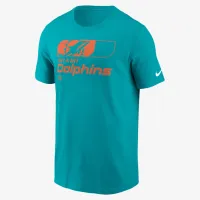Miami Dolphins Air Essential мужские Nike NFL футболка цвет зеленый