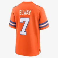 John Elway Denver Broncos мужские Nike NFL Game Football Jersey Orange