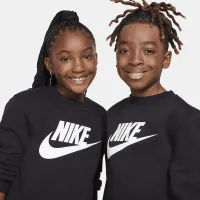 Nike Sportswear Club Fleece Big дитячі світшот колір чорний