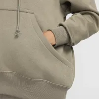 Nike Sportswear Phoenix Fleece женская оверсайз Pullover Толстовка с капюшоном цвет зеленый