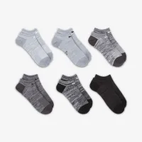 Nike Everyday Lightweight No-Show тренувальні шкарпетки (6 пар) різнокольорові