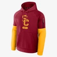 USC Trojans Fitness Men’s Nike Therma College Pullover Толстовка з капюшоном колір червоний