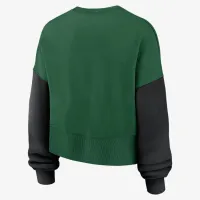 New York Jets женская Nike NFL Pullover Crew цвет зеленый
