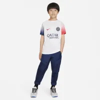 Paris Saint-Germain Academy Pro Away Big детские Nike Dri-FIT Pre-Match Soccer Top цвет белый