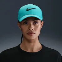 Nike Dri-FIT Club Structuцвет красный Swoosh Cap цвет зеленый
