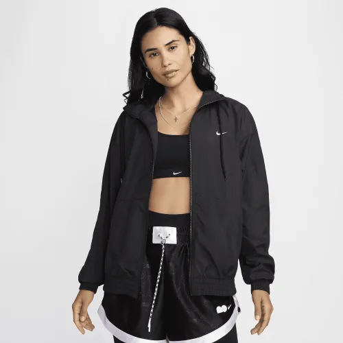 Nike Sportswear Classic Wovens женская Loose UV Hooded Куртка цвет черный