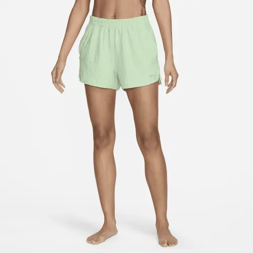 Nike Swim Retro Flow жіноча Cover-Up шорти колір зелений