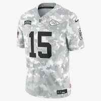 Patrick Mahomes Kansas City Chiefs Salute to Service мужские Nike Dri-FIT NFL Limited Jersey цвет белый