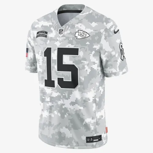 Patrick Mahomes Kansas City Chiefs Salute to Service чоловічі Nike Dri-FIT NFL Limited Jersey колір білий