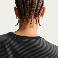 Nike Sportswear женская оверсайз Striped футболка цвет черный