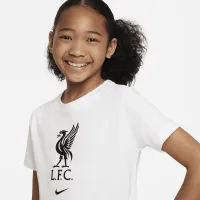 Liverpool FC Crest Big дитячі Nike футболка колір білий
