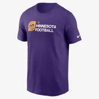 Minnesota Vikings Team Outline Essential футболка чоловічі Nike NFL футболка колір фіолетовий
