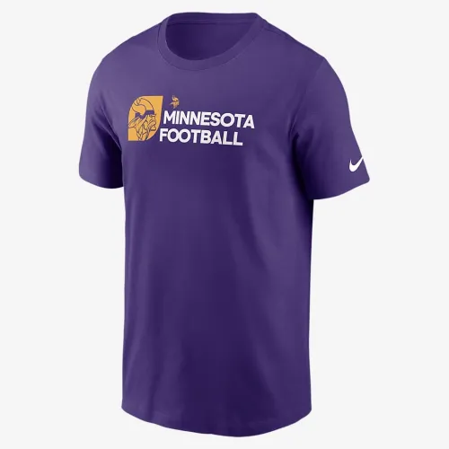 Minnesota Vikings Team Outline Essential футболка чоловічі Nike NFL футболка колір фіолетовий
