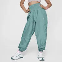 Nike Sportswear Big детские (Girls') Woven Pants цвет зеленый