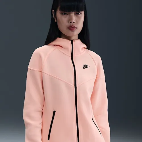 Nike Sportswear Tech Fleece Windrunner женская Full-Zip Толстовка с капюшоном Pink
