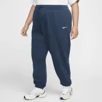 Nike Sportswear Phoenix Fleece женская С высокой Талией оверсайз Sweatpants (большие размеры) синий