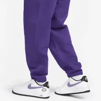 Nike Solo Swoosh чоловічі Fleece Pants колір фіолетовий