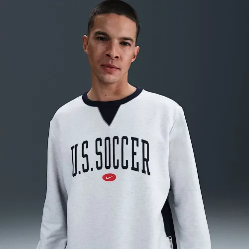 USMNT Standard Issue чоловічі Nike Dri-FIT Soccer Crew-Neck світшот колір коричневий