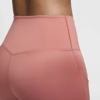 Nike Go женская Firm-Support С высокой Талией 7/8 лосины с карманамиPink