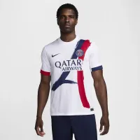 Paris Saint-Germain 2024/25 Stadium Away мужские Nike Dri-FIT Soccer Replica Jersey цвет белый