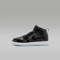 Nike Jordan 1 Mid SE Little дитячі Кросівки колір чорний