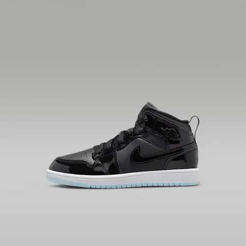 Nike Jordan 1 Mid SE Little дитячі Кросівки колір чорний