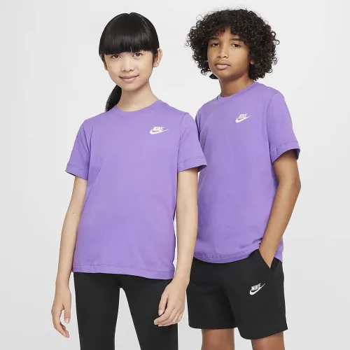 Nike Sportswear Big детские футболка цвет фиолетовый