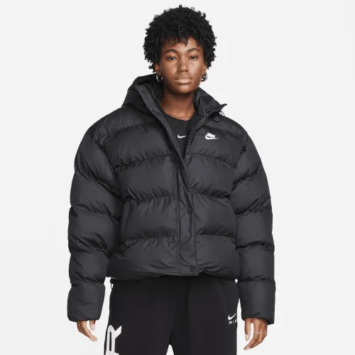 Nike Sportswear Metro Puffer женская Therma-FIT Loose Hooded Куртка цвет черный