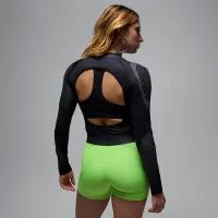 Nike Jordan Sport женская Dri-FIT Long-Sleeve Top цвет черный