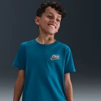 Nike Sportswear Big детские футболка синий