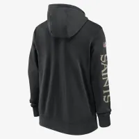 New Orleans Saints Sideline Team Issue Club чоловічі Nike NFL Pullover Толстовка з капюшоном колір чорний