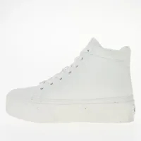 Кросівки Calvin Klein Bold Vulc Flatform Mid Laceup YW0YW01230-0K8 - Білі