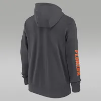 Florida Gators Sideline Team Issue мужские Nike College Full-Zip Толстовка с капюшоном цвет серый